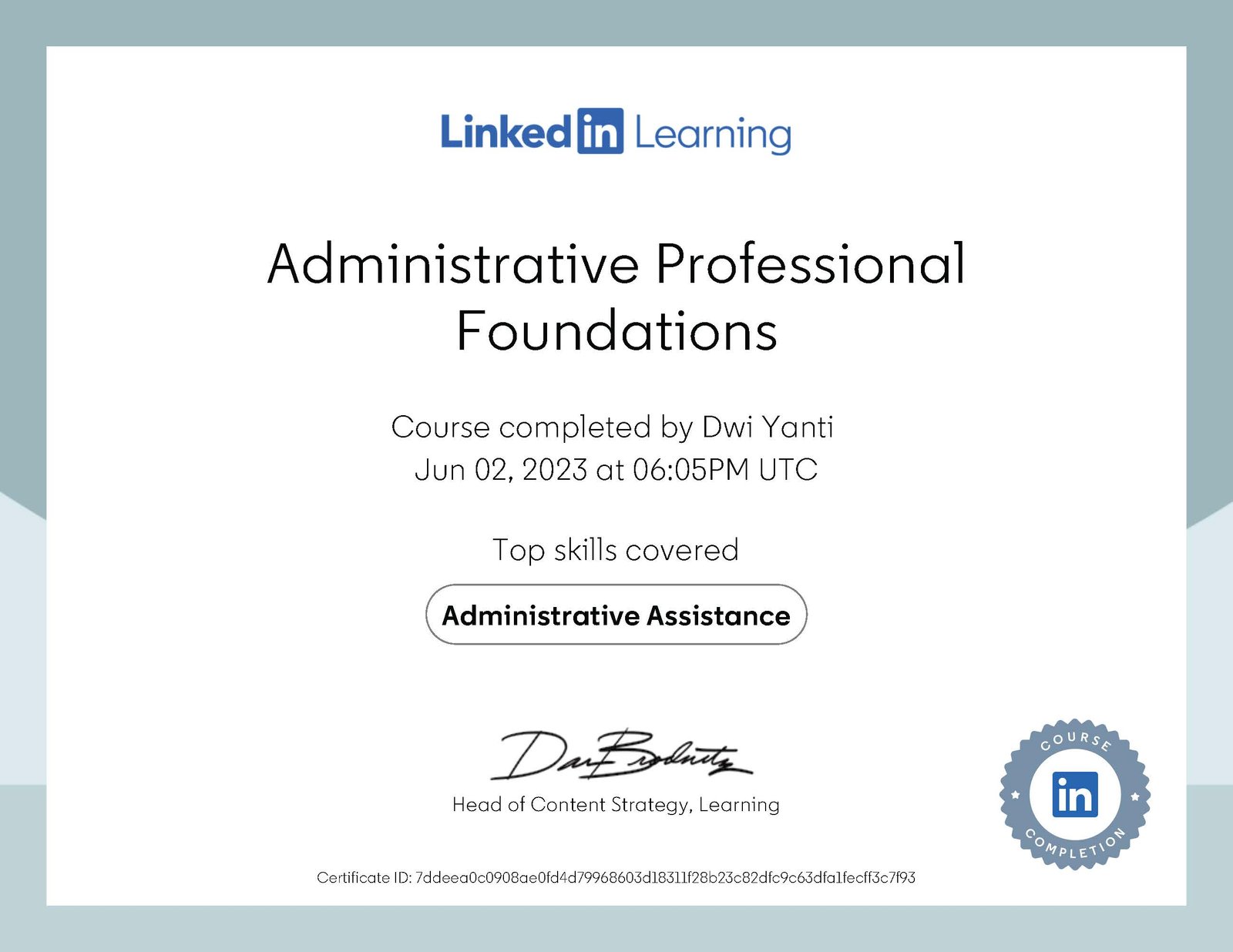 SEO Specialist Certified Administrative Professional Foundations