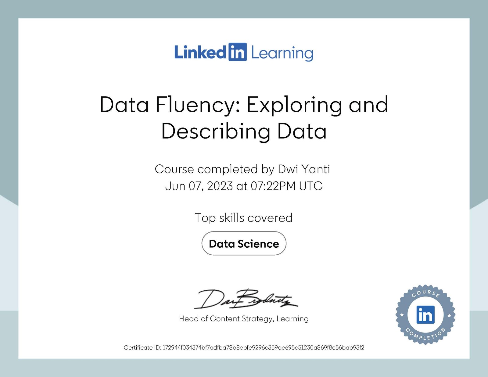 SEO Specialist Data Fluency