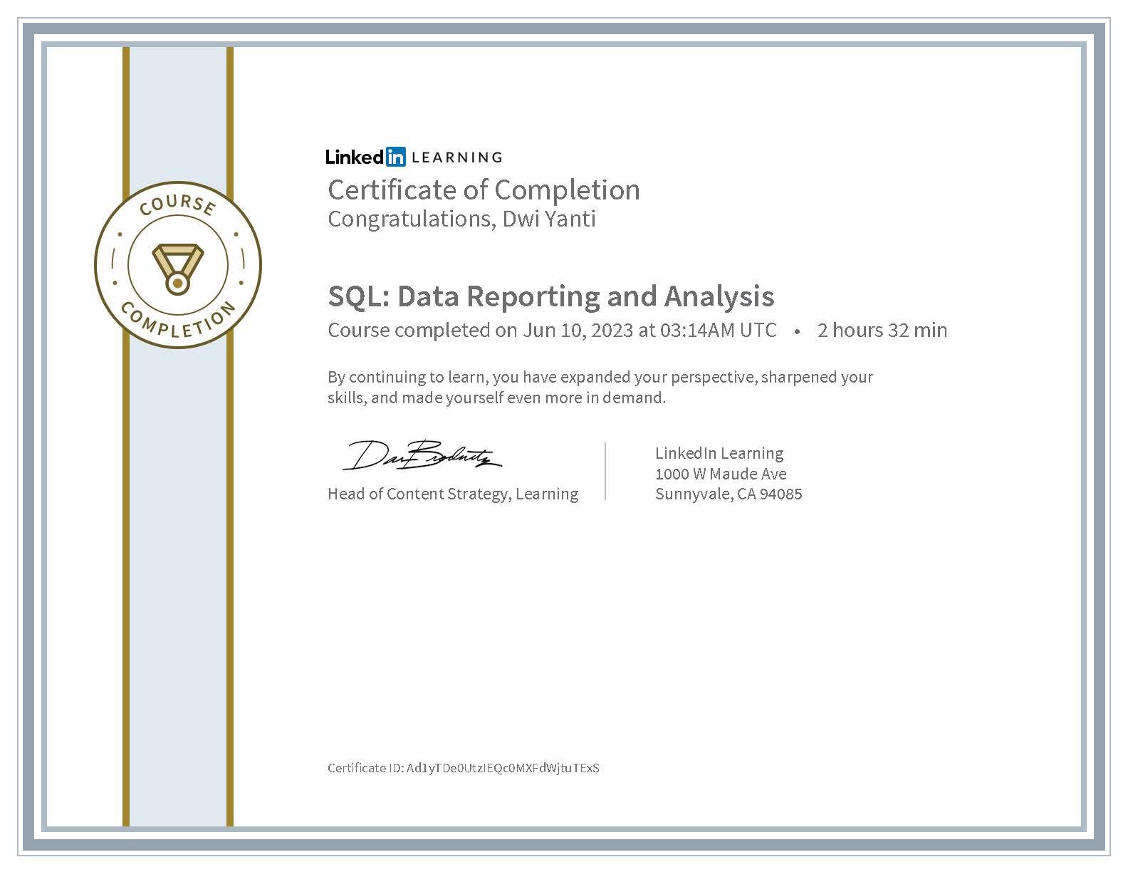 SQL Data Reporting and Analysis