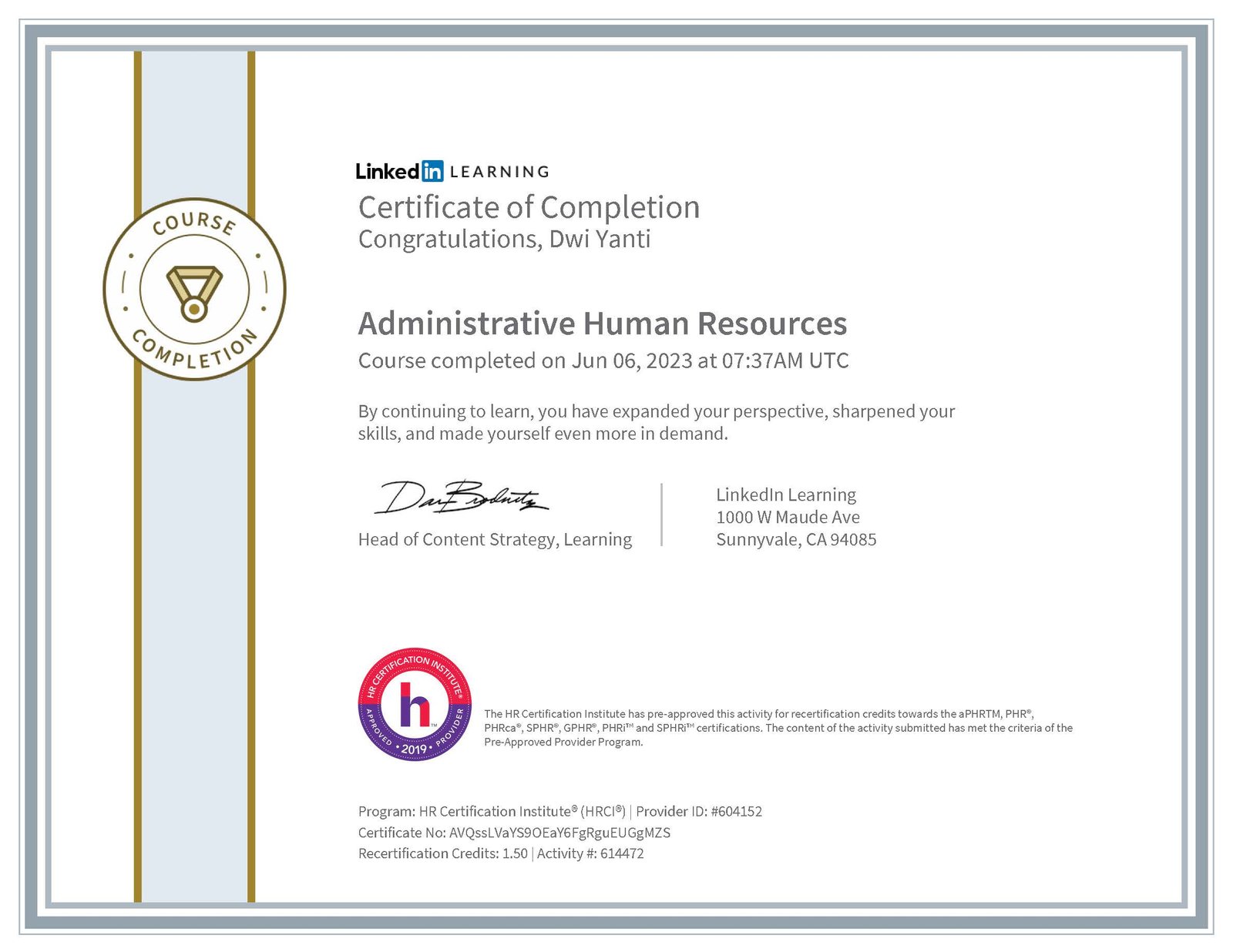 SEO Specialist & Strategist Administrative Human Resources