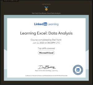 Learning Excel: Data Analysis